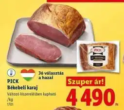 Lidl PICK BÉKEBELI KARAJ ajánlat