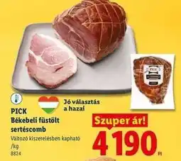 Lidl Pick Békebeli füstölt sertéscomb ajánlat