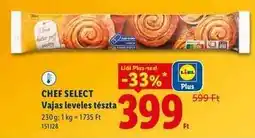 Lidl Chef Select Vajas leveles tészta ajánlat