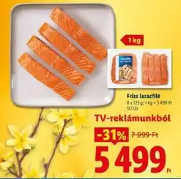 Lidl Friss lazacfilé ajánlat