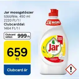 Tesco JAR Mosogatószer ajánlat