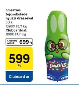 Tesco Smarties tejcsokoládé nyuszi drazséval ajánlat
