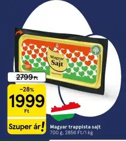 Tesco Magyar Trappista Sajt ajánlat