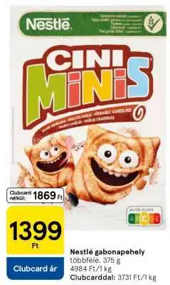 Tesco NESTLÉ Gabonapehely ajánlat