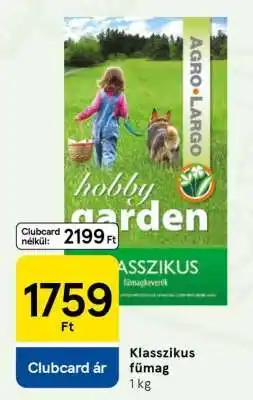 Tesco Klasszikus fűmag ajánlat