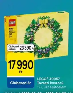 Tesco LEGO 40957 Tavaszi koszorú ajánlat