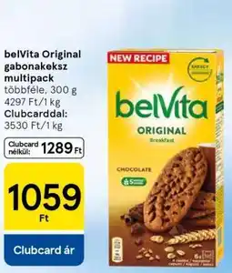 Tesco belVita Original gabonakeksz multipack ajánlat