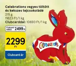Tesco Celebrations vegyes töltött és kekszes tejcsokoládé ajánlat