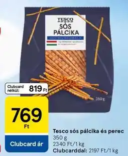 Tesco Tesco sós pálcika és perec ajánlat