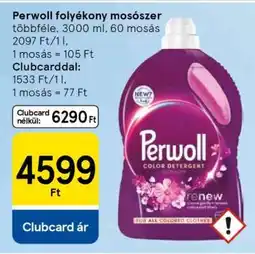 Tesco Perwoll folyékony mosószer ajánlat