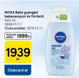 Tesco NIVEA Baby gyengéd babasampon és fürdető ajánlat