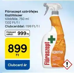Tesco Flóraszept szórófejes tisztítószer ajánlat