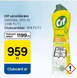 Tesco CIF Súrolókrém ajánlat