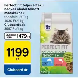Tesco Perfect Fit teljes értékű nedves eledel felnőtt macskáknak ajánlat