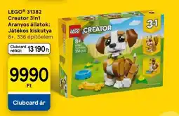 Tesco LEGO 31382 Creator 3in1 Aranyos állatok: Játékos kiskutya ajánlat