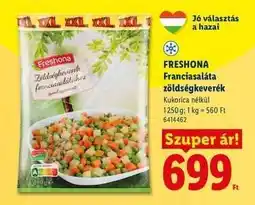 Lidl FRESHONA Franciasaláta zöldségkeverék ajánlat