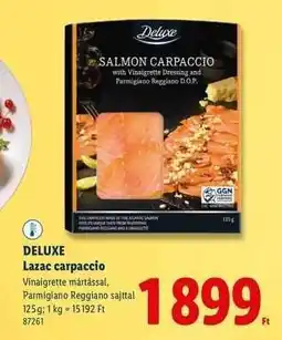 Lidl DELUXE Lazac carpaccio ajánlat