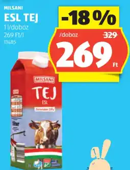 ALDI Milsani ESL tej ajánlat