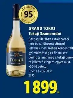 Lidl Grand Tokaj Tokaji Szamorodni ajánlat