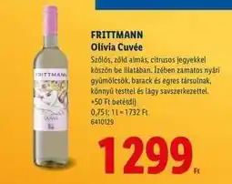Lidl FRITTMANN Olívia Cuvée ajánlat