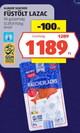 ALDI Almare Seafood Füstölt lazac ajánlat