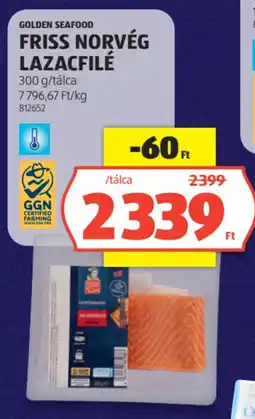 ALDI Golden Seafood Friss norvég lazacfilé ajánlat