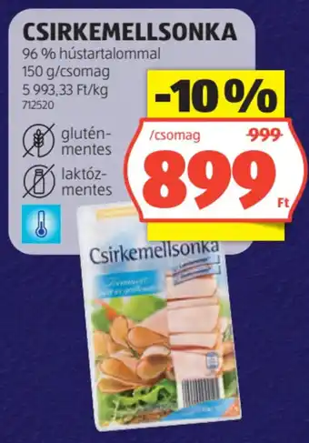 ALDI Csirkemellsonka ajánlat