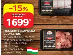 Auchan PICK Sertéslapocka Gulyáshús ajánlat
