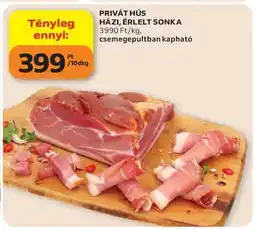 Auchan Privát Hús Házi Érlelt Sonka ajánlat