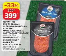 Auchan Privát Hús Szalámi ajánlat