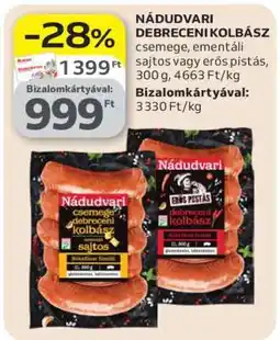 Auchan Nádudvari debreceni kolbász ajánlat