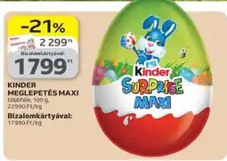 Auchan KINDER Meglepetés Maxi ajánlat