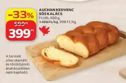 Auchan AUCHAN KEDVENC SÓS KALÁCS ajánlat