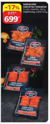 Auchan SARUD HÚS SZELETELT KOLBÁSZ ajánlat