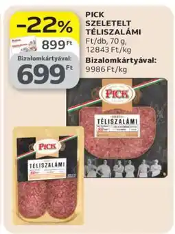 Auchan PICK Szeletelt téliszalámi ajánlat