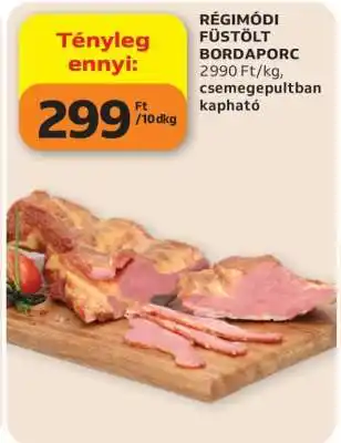 Auchan Régimódi füstölt bordaporc ajánlat