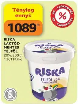 Auchan Riska Laktózmentes Tejföl ajánlat