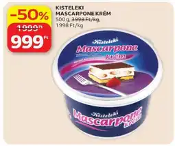 Auchan Kisteleki Mascarpone krém ajánlat