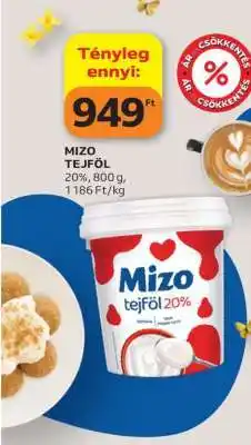 Auchan MIZO Tejföl ajánlat
