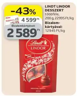 Auchan Lindt Lindor desszert ajánlat