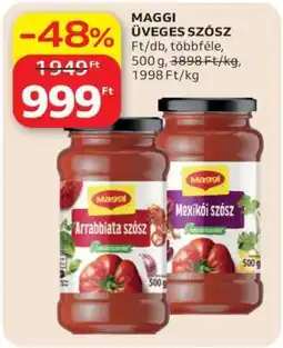 Auchan Maggi üveges szósz ajánlat