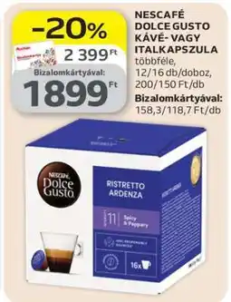 Auchan NESCAFÉ Dolce Gusto Kávé- vagy Italkapszula ajánlat