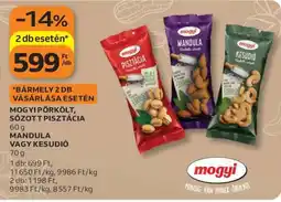Auchan Mogyi Pörkölt, Sózott Pisztácia, Mandula vagy Kesudió ajánlat