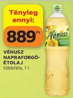 Auchan VÉNUSZ Napraforgó-étolaj ajánlat