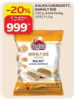 Auchan KALIFA CUKROZOTT, DARÁLT DIÓ ajánlat