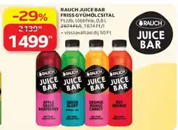 Auchan Rauch Juice Bar Friss Gyümölcsital ajánlat