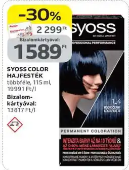 Auchan Syoss Color hajfesték ajánlat