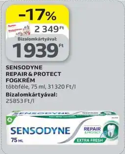 Auchan SENSODYNE Repair&Protect fogkrém ajánlat
