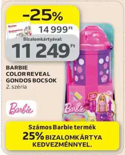 Auchan BARBIE COLOR REVEAL GONDOS BOCSOK 2. széria ajánlat