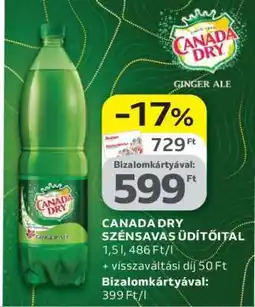 Auchan CANADA DRY SZÉNSAVAS ÜDÍTŐITAL ajánlat